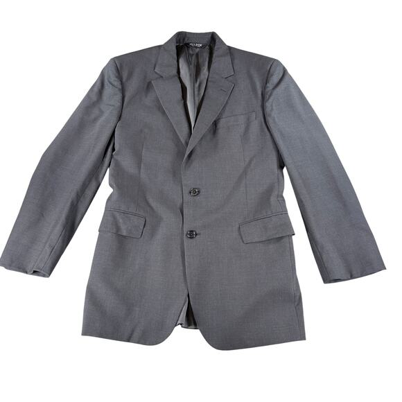 Jos A Banks Jacket Sport Coat Gray 100% Wool Blazer 41L - Picture 2 of 11